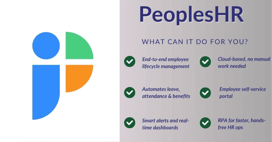PeoplesHR: Best Overall HR Software for Qatar Organizations