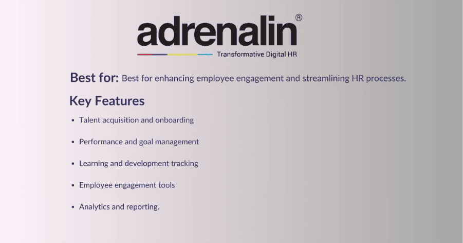 Adrenalin is Best for Enterprise HR Transformation in Qatar