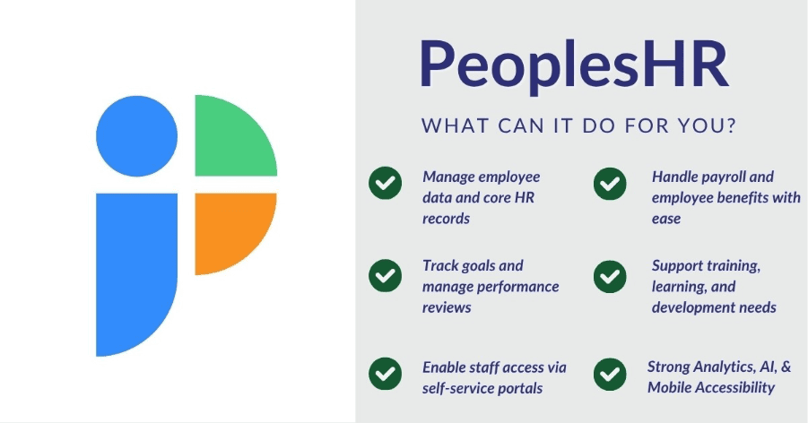 PeoplesHR: Best All-Round HR and Payroll for Mid-Sized Manufacturers 
