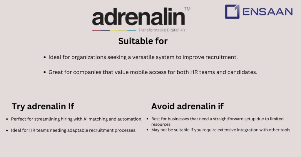 Best AI Powered Recruitment Tools : Adrenalin: ensaantech.com