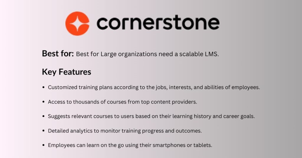 Cornerstone LMS: ensaantech.com