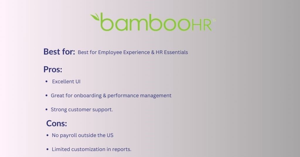 bamboo HR: Ensaantech