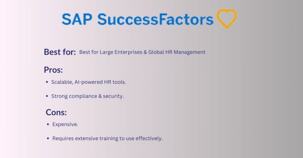 SAP Success factors: ensaantech