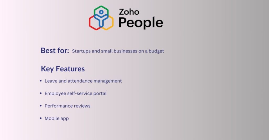 Zoho People