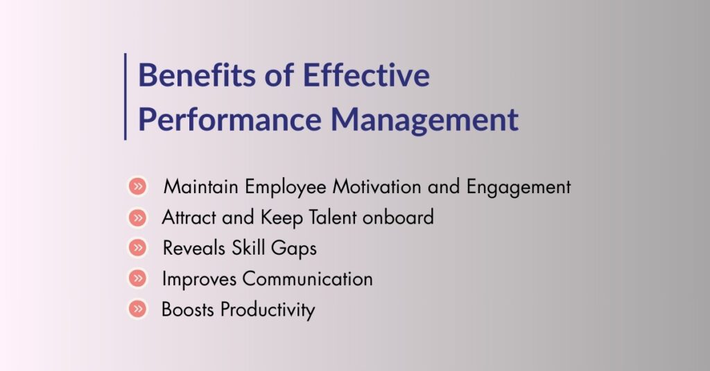 Benefits of Effective Performance Management