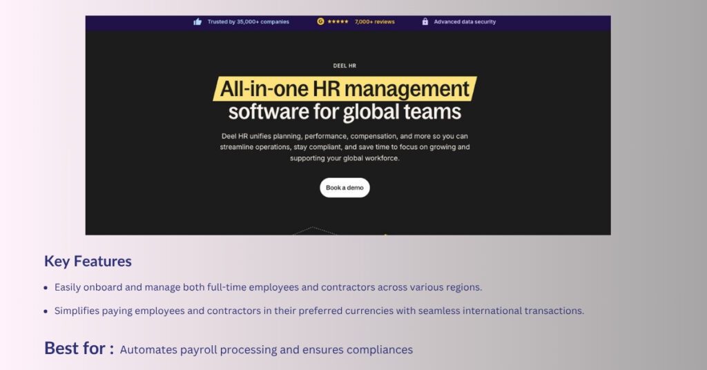 Deel- Best HR Software in UAE