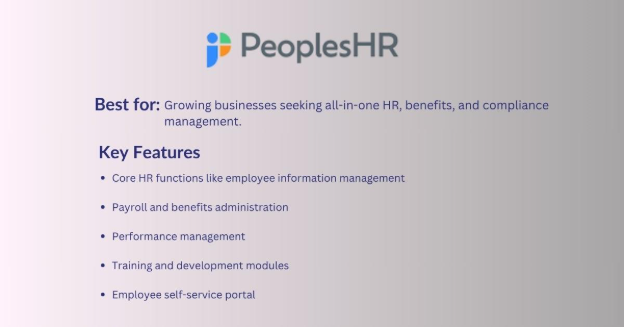 PeoplesHR -Top HR Software for Large-Scale Businesses