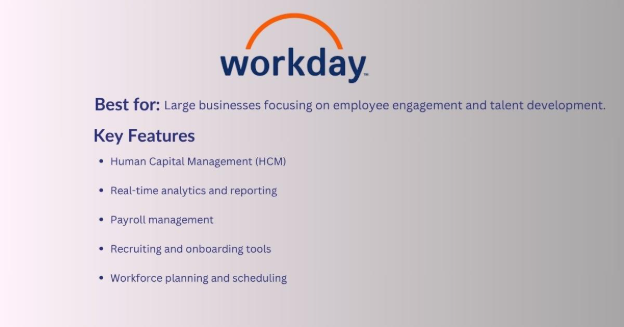 workday- Top HR Software for Large-Scale Businesses