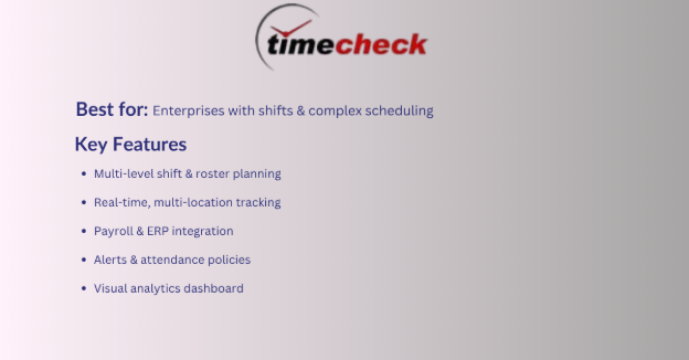 Timecheck-Top 7 Time and Attendance Software in Dubai, UAE