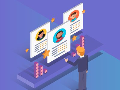 Isometric hiring concept 1